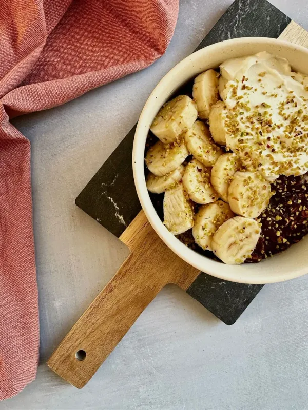 Owsianka czekoladowa z bananem - propozycja dietetyczna